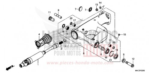 BRAS OSCILLANT GL1800J de 2018